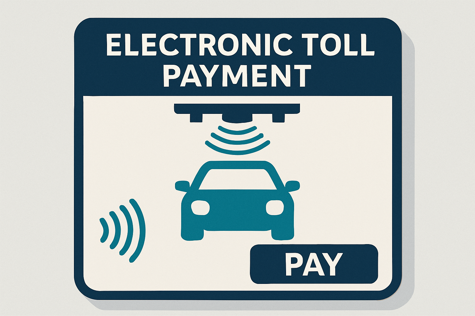 Electronic toll payment system interface