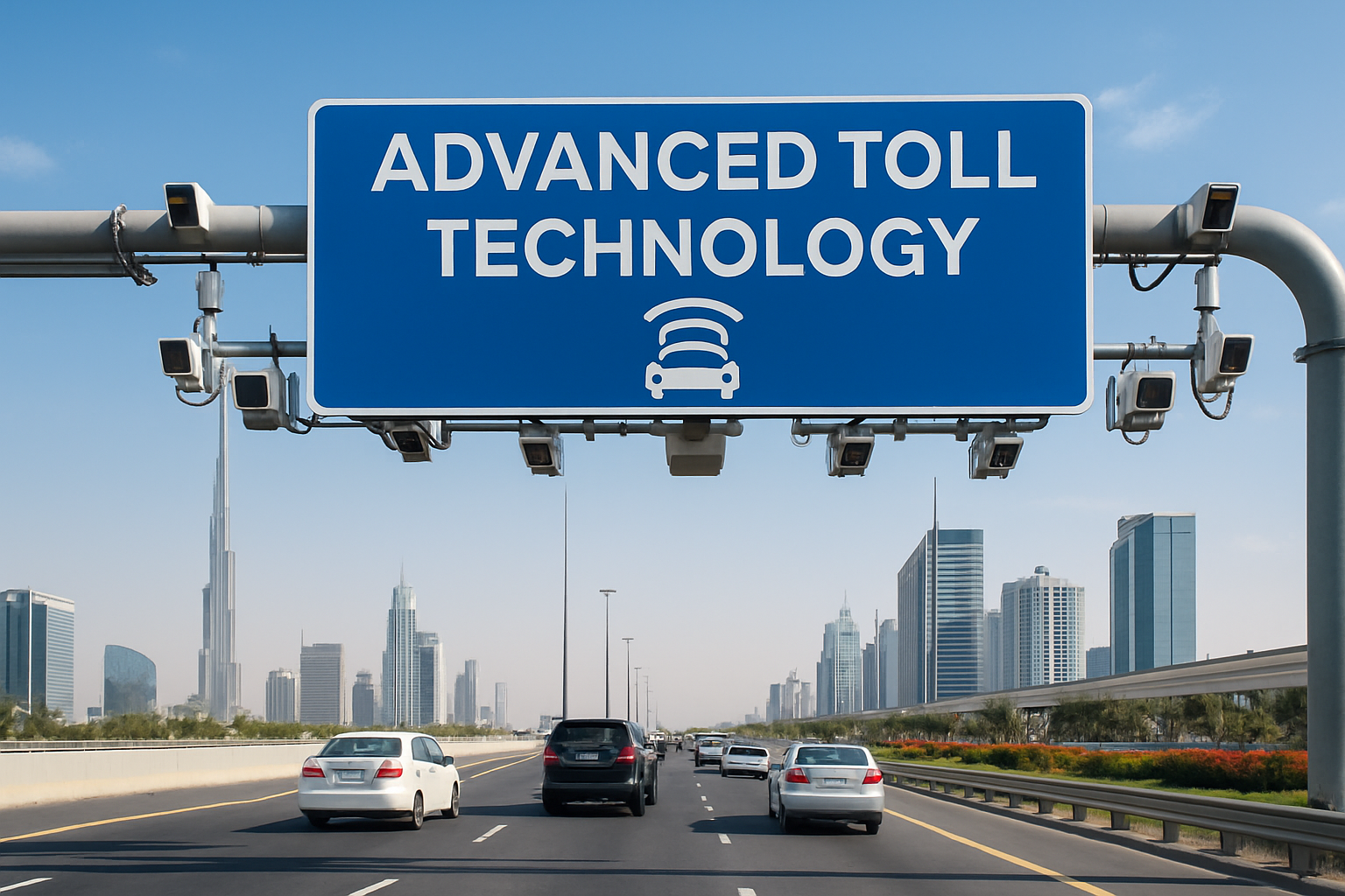Advanced toll technology in Dubai