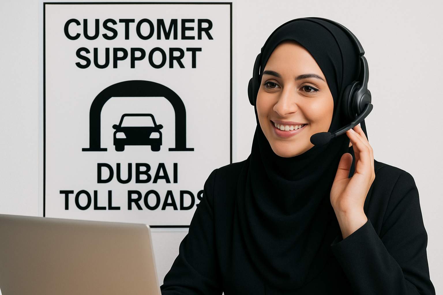 Customer support for Dubai toll roads